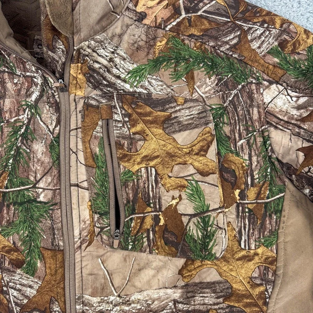 RedHead Jacket Mens 2XL Brown Realtree Xtra Camo Softshell Hunting Workwear Camp